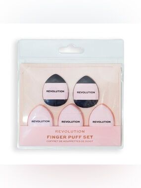 Revolution Beauty Mini Five Finger Puff Set - NWT